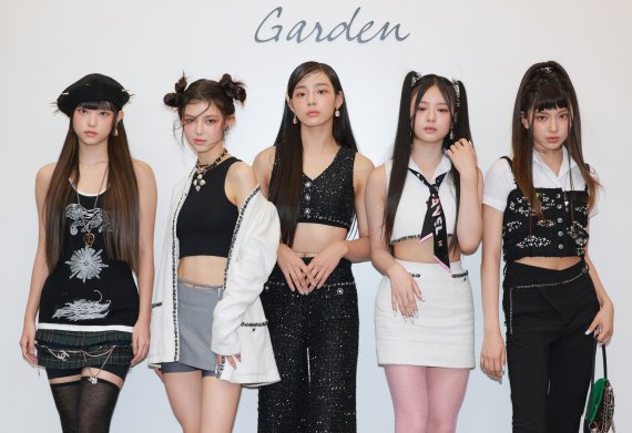그룹 뉴진스 해린(왼쪽부터), 다니엘, 민지, 하니, 혜인(공동취재) 2022.8.2./뉴스1 ⓒ News1 권현진 기자