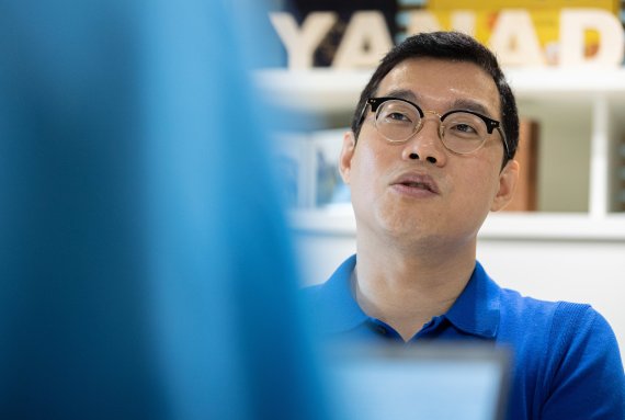 김정수 야나두 공동대표가 22일 오후 서울 강남구 삼성동 사옥에서 뉴스1과 인터뷰를 하고 있다. 2022.8.22/뉴스1 ⓒ News1 이재명 기자