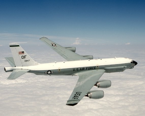 미 공군이 운용하는 RC-135U '컴뱃센트' 정찰기. (미 공군) /사진=뉴스1