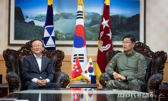 김덕현 연천군수 추석맞이 군-경 위문. 사진제공=연천군