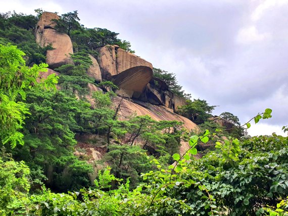 두꺼비 바위. 원도봉계곡의 랜드마크