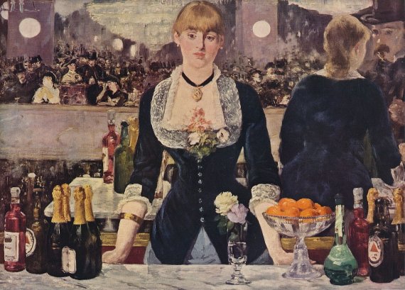 에두아르 마네의 '폴리베르제르바(1882년, 96*130㎝, 캔버스에 유채, 코톨드 인스티튜트 갤러리)'
