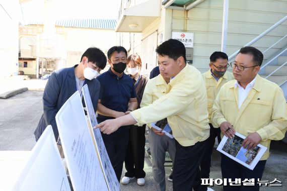 양주시의회 주요 사업장-공공시설 방문해 현안 점검. 사진제공=양주시의회