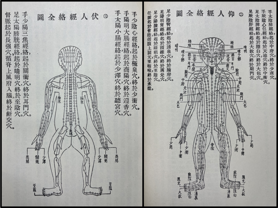 의부전록에 그려진 경락도