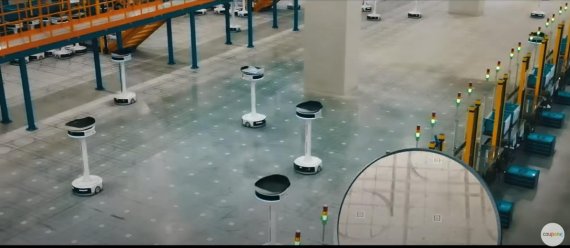 쿠팡 직원 대신 로봇이 분류·배송