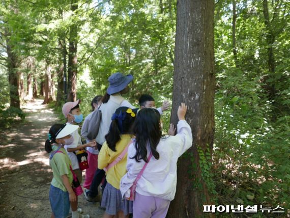 고양생태교육센터 프로그램 ‘휴~ 힐링이 필요해요’. 사진제공=고양시