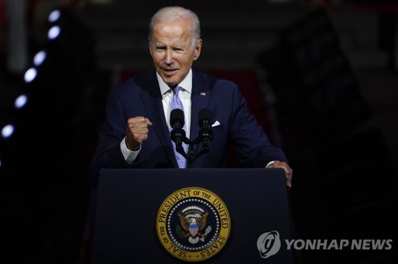 조 바이든 미국 대통령. 연합뉴스