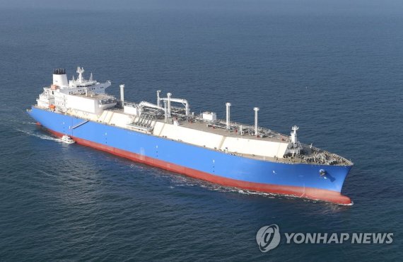 대우조선해양이 건조한 이중연료 추진 LNG운반선. 연합뉴스