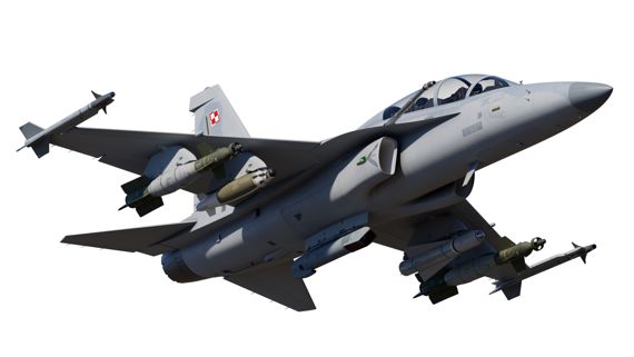 폴란드 공군 요구도를 적용한 FA-50PL 그래픽 형상. 자료=KAI 제공