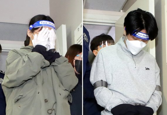 '계곡살인' 사건의 피의자 이은해(왼쪽)·조현수 /뉴스1 ⓒ News1 정진욱 기자