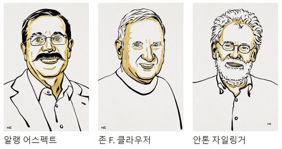 [2보] 2022년 노벨물리학상에 양자역학 과학자 3명