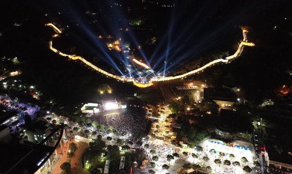 전북 고창 모양성제 축제장 자료사진.