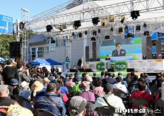 경기도 8일 양평군 용문천년시장에서 ‘2022년 제8회 경기도 우수시장 박람회’ 개최. 사진제공=경기북부청