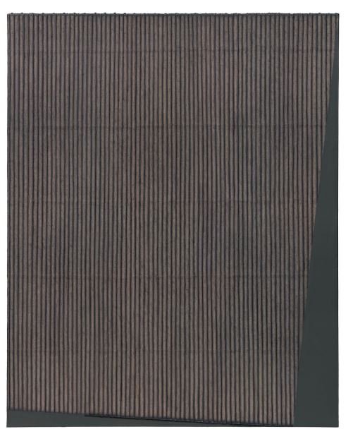 [서울=뉴시스]박서보, Écriture (描法) No. 991031, 1999,Mixed media with Korean hanji paper on canvas162 x 130 cm Courtesy of the artist and Kukje Gallery, 사진: 기지재단 이미지 제공: 국제갤러리