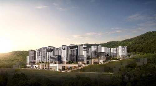 [KCC건설] 수성 포레스트 스위첸 조감도