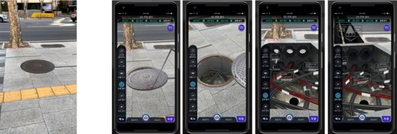 [대전=뉴시스]한국전력연구원과 연구소기업이 개발한 지하 맨홀 3D 레이저 스캐닝 및 모델링 시스템. (사진= 한국전력연구원제공) *재판매 및 DB 금지