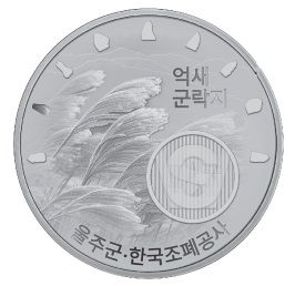 영남알프스 9봉 완등 기념 메달 뒷면