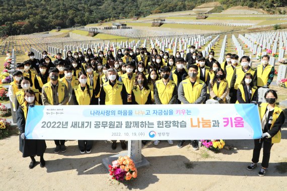 병무청, 새내기 공무원 '나눔과 키움' 현장학습 행사