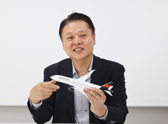 유명섭 에어프레미아 대표. 사진=박범준 기자