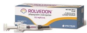 한미약품의 호중구감소증 치료제로 미국에서 판매되고 있는 롤베돈. 한미약품 제공.