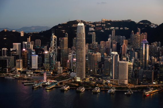 홍콩 시가지 전경.로이터뉴스1