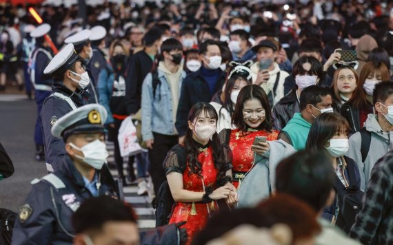 "핼러윈 때 오지 말라"..日시부야, '이태원 참사' 언급