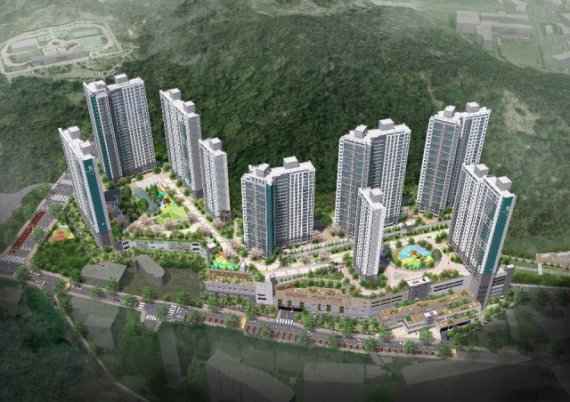 명장공원 일대에 1600세대 아파트 들어선다