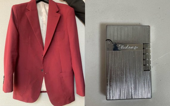 A씨가 구급차 앞에서 자신에게 옷을 벗어준 남성을 찾는다며 올린 사진. (인스타그램 갈무리)