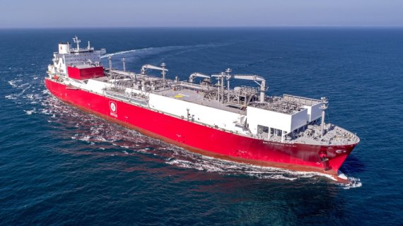현대중공업이 건조한 17만입방미터급 LNG FSRU. 한국조선해양 제공