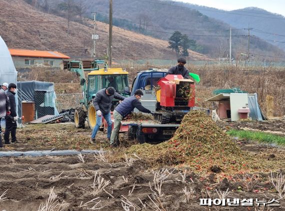 남양주시 ‘영농 부산물’ 파쇄지원…토양환경 개선