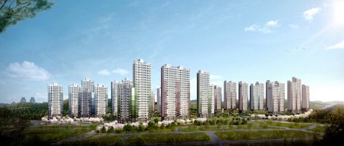 창원 센트럴파크 에일린의 뜰_투시도