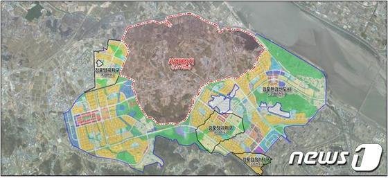 '김포한강2 콤팩트시티' 사업대상지 (국토교통부 제공) / 누스1