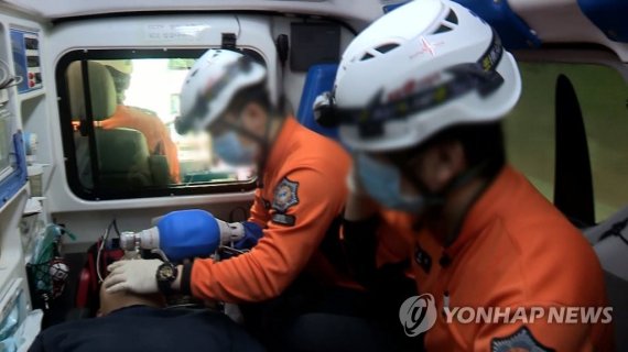 구급대원 [연합뉴스TV 제공]
