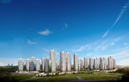 창원 센트럴파크 에일린의 뜰_투시도