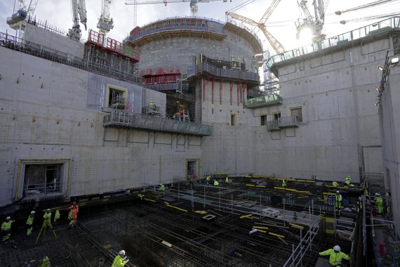 영국 서머셋의 힝클리 포인트 C 원자력 발전소 건설 현장 /사진=AP연합뉴스