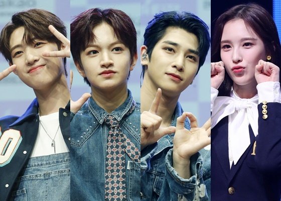 (왼쪽부터) BAE173의 도하, 빛, 도현, 위클리 재희 ⓒ 뉴스1