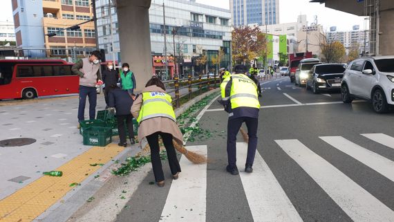 수험표 분실, 도시락 놓고 온 수험생... 경찰 긴급수송 활약