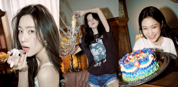 [서울=뉴시스] 그룹 '레드벨벳' 새 미니앨범 '벌스데이' 티저 사진 (왼쪽부터) 멤버 아이린, 슬기, 예리2022.11.17. (사진= SM엔터테인먼트 제공) photo@newsis.com *재판매 및 DB 금지