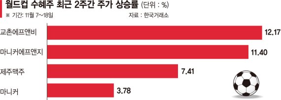 증시도 축제… 월드컵 수혜주 찜해볼까