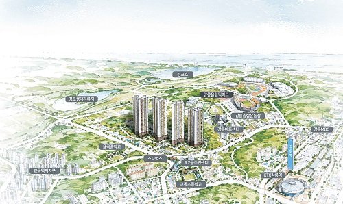 금호건설, 주거선호도 높은 강릉 교동서 ‘강릉교동 금호어울림 올림픽파크’ 공급 예정