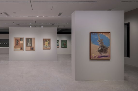 [서울=뉴시스]국립현대미술관 '모던 데자인:생활, 산업, 외교하는 미술로' 전시 전경