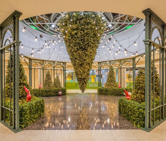 서울 소공동 롯데백화점 본점 지하 1층 '크리스마스 가든'. 롯데백화점 제공.