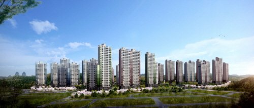 창원 센트럴파크 에일린의 뜰_투시도