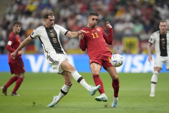 독일과 스페인 전반전 0-0(뉴시스)