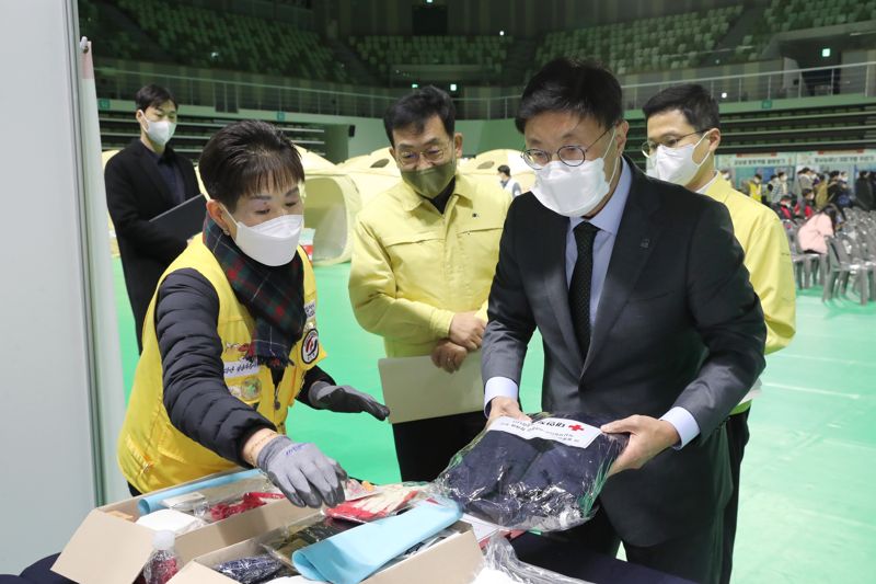 울산전역 새울원전 사고 대비 육해공 합동 대피훈련