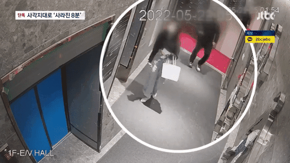부산 엘리베이터 앞 묻지마 폭행 CCTV 공개... 전과 4범은 8분간 행적은?