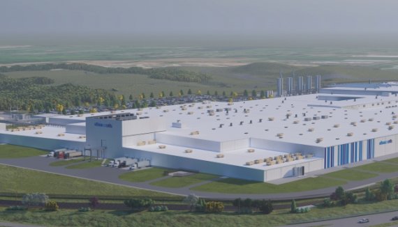 LG에너지솔루션과 미국 제너럴모터스(GM) 합작사인 ‘얼티엄셀즈’가 미국 테네시주에 짓고 있는 합작2공장. 얼티엄셀즈 제공.