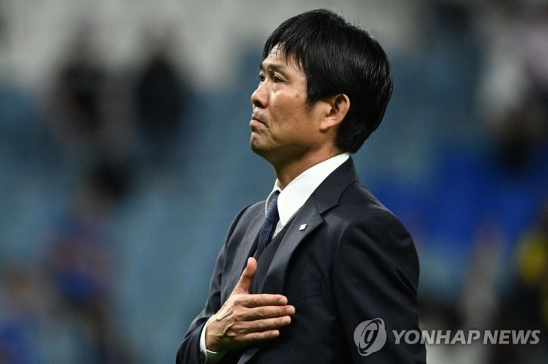 4년 더 일본 대표팀을 이끌게된 모리야스 하지메 감독 (연합뉴스)