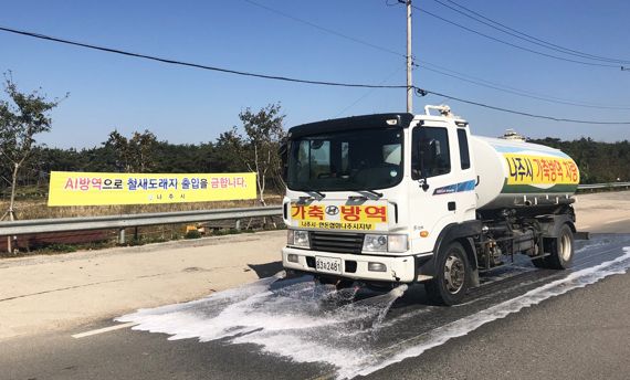 나주시, 고병원성 AI 특별방역 기간 지정...고강도 방역대책 추진