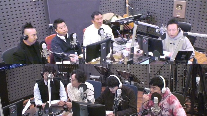 KBS 쿨FM '박명수의 라디오쇼' 보이는 라디오 화면 갈무리